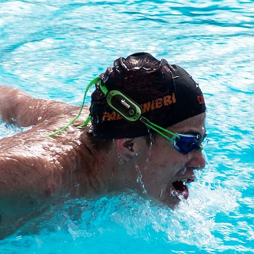 Miniatura 2 de Reproductor MP3 impermeable, reproductor de música de natación IPX8 con clip, reproductor de música subacuático con auriculares para nadar, correr y