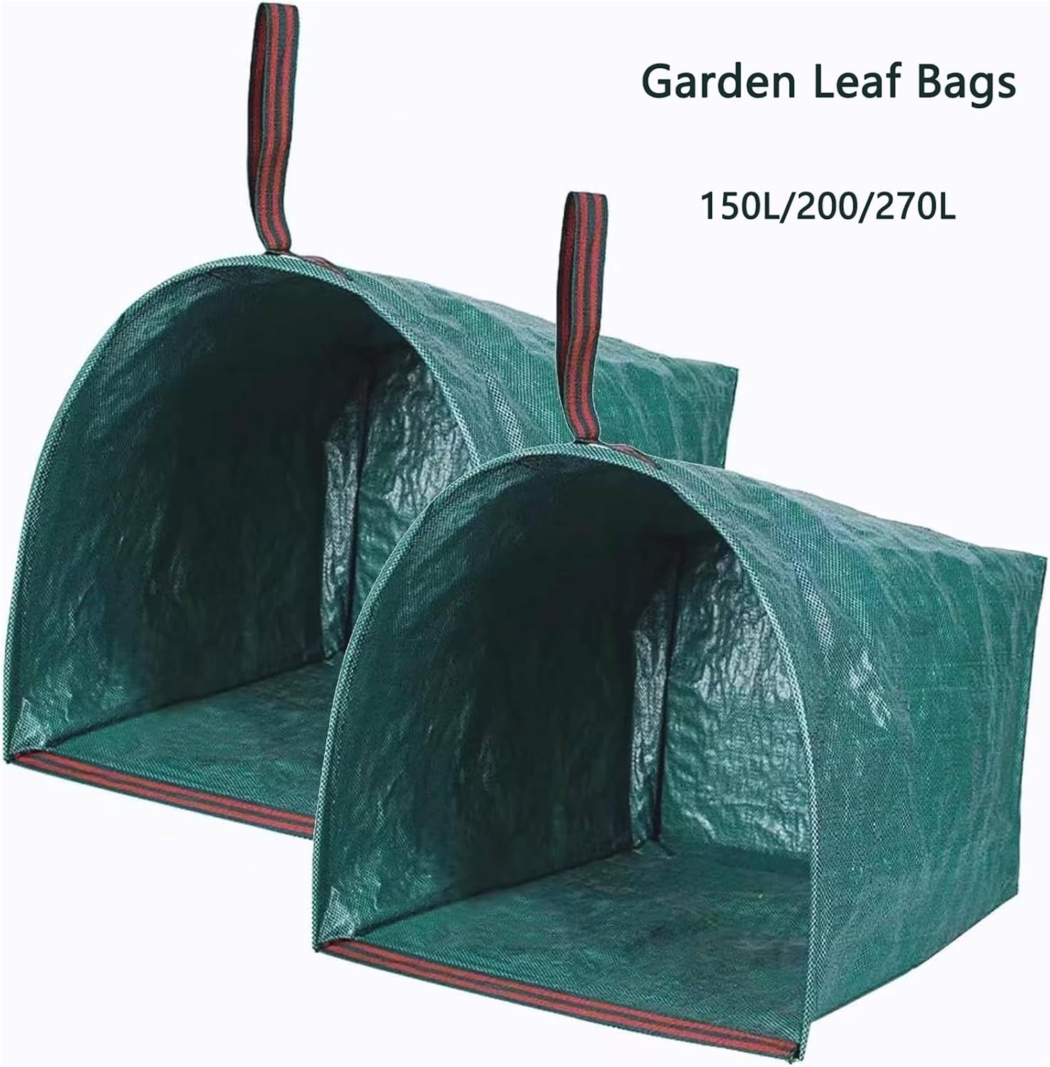 150L/200L/270L Reusable Lawn Leaf Bags with Handles for Yard Waste Collection(76x56x43cm)