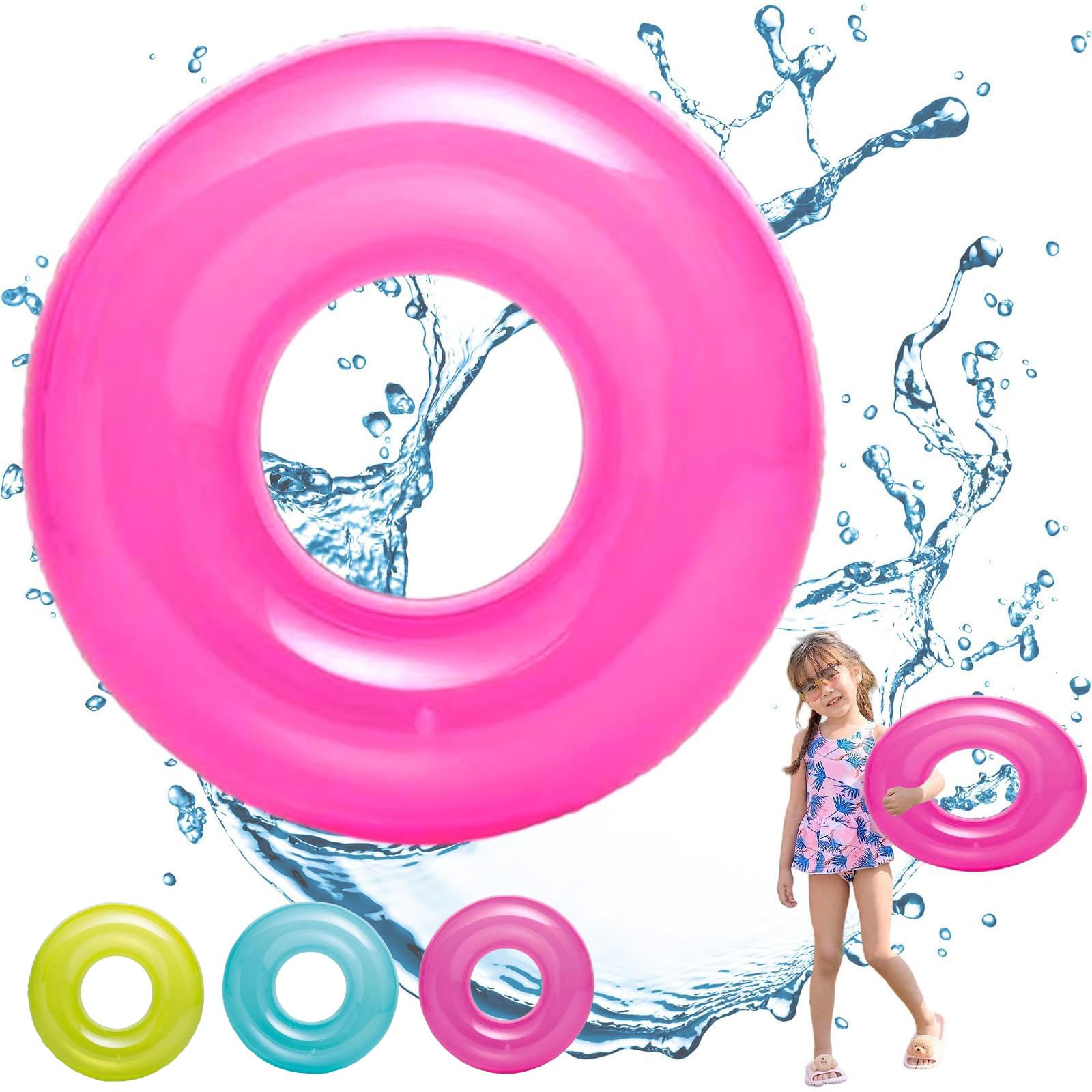 Anillo de natación hinchable para adultos, para piscina