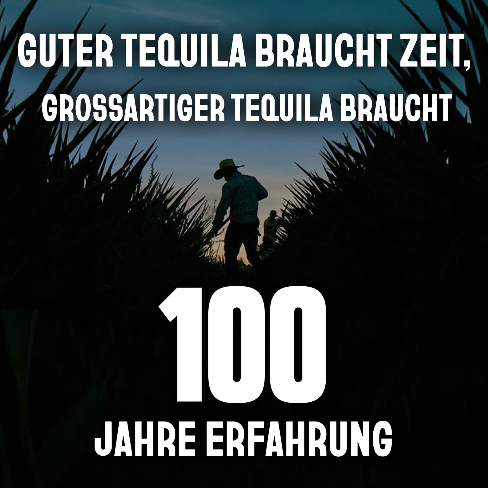 CAZADORES Tequila Blanco, 40% Alkoholgehalt, 70cl / 700ml, Doppelt Destillierter Alkohol aus 100% Blauer Weber-Agave