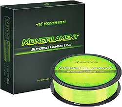 Linha de pesca KastKing World Premium Monofilamento – Trilha de rolo paralelado – Linha Mono Forte e Resistente à Abrasão – Linha de pesca de material de nylon superior – Fabricante premiado pela ICAST 2015