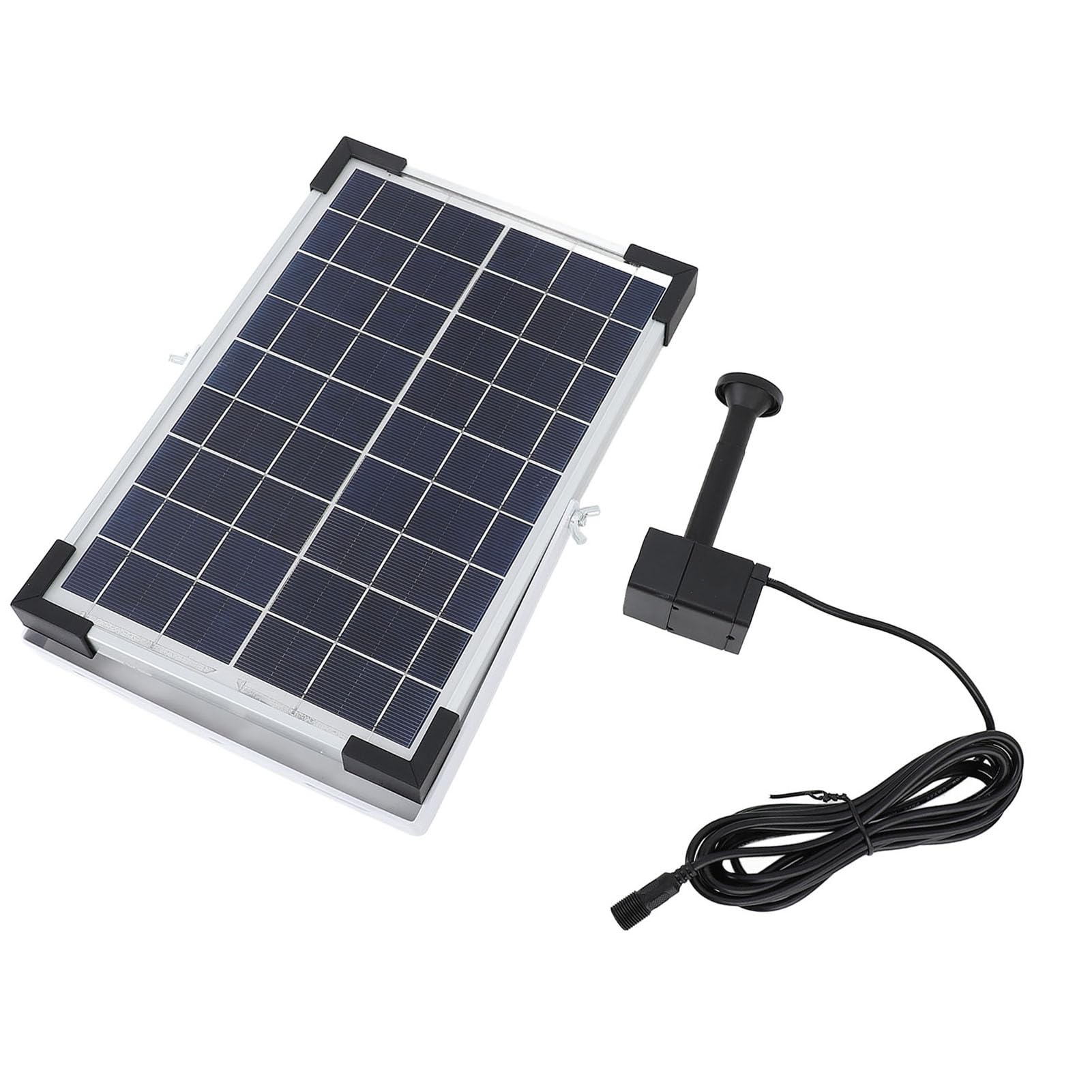 Syrisora ​​Kit Pompa Acqua Ad Energia Solare, Pompa per Fontana D'Acqua con Portata da 150 Cm e 200 L/H per Bagno per Uccelli, Giardino, Cortile, Piscina, Acquario