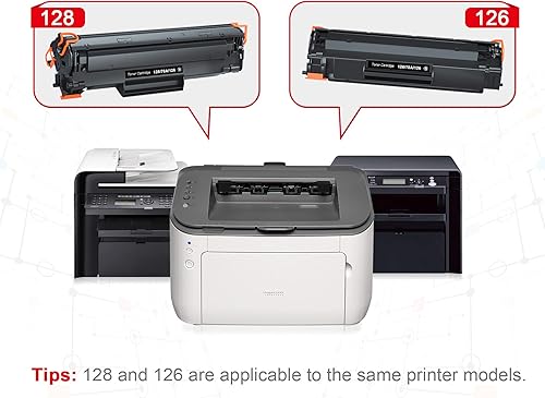 Miniatura 6 de Toner Kingdom Cartucho de tóner compatible de repuesto para impresora láser Canon 128 CRG128 126 ImageCLASS D530 MF4770N MF4890DW D550 MF4880DW