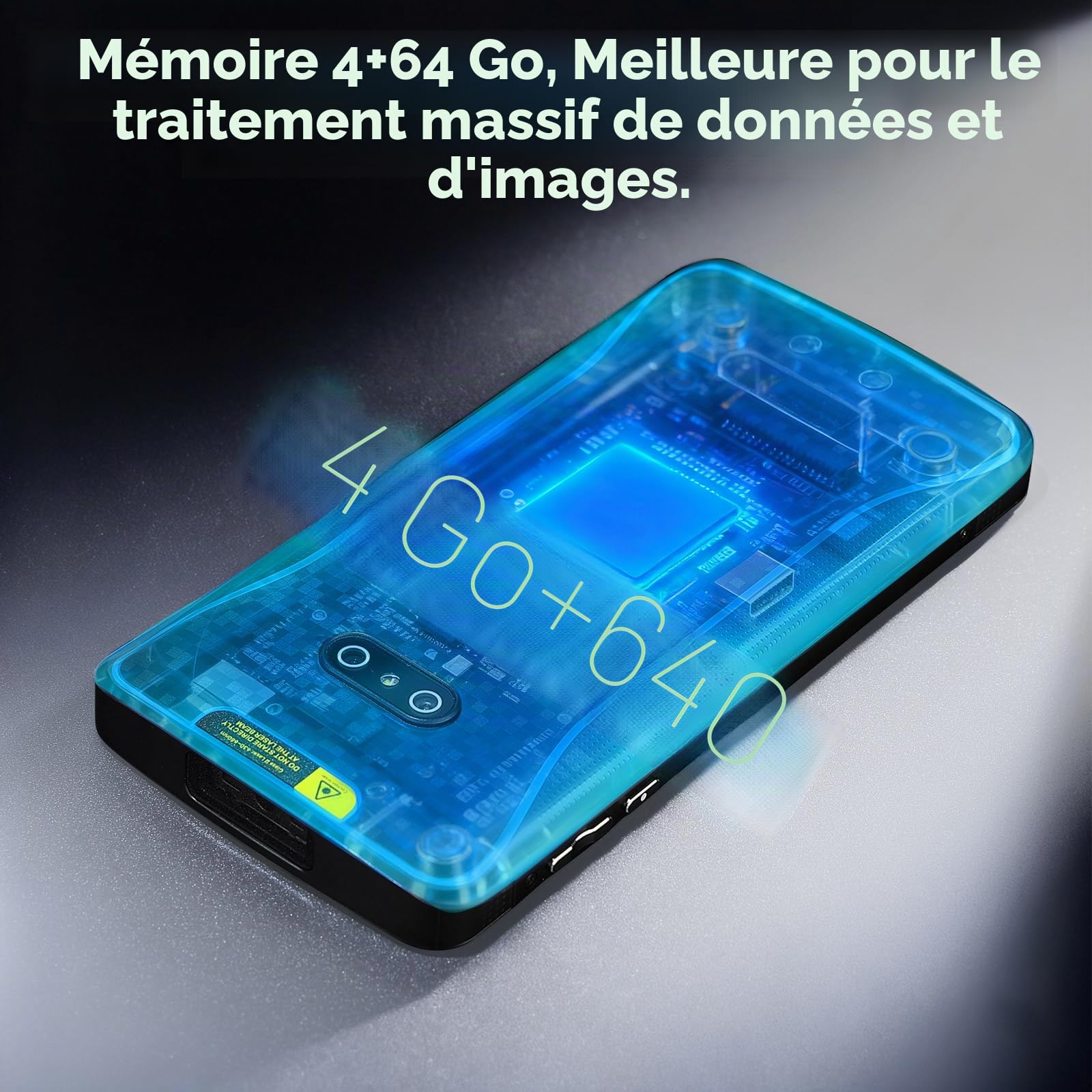 [Android 14] MUNBYN Scanner PDA, 5.7" écran Tactile, Lecteur de Code-Barres 1D/2D QR,Terminal de paiement Portable,4+64G,IP67, Wi-FI 4G BT,pour Entrepôt,Logistique,Retail,Gestion de Stock Odoo Zoho