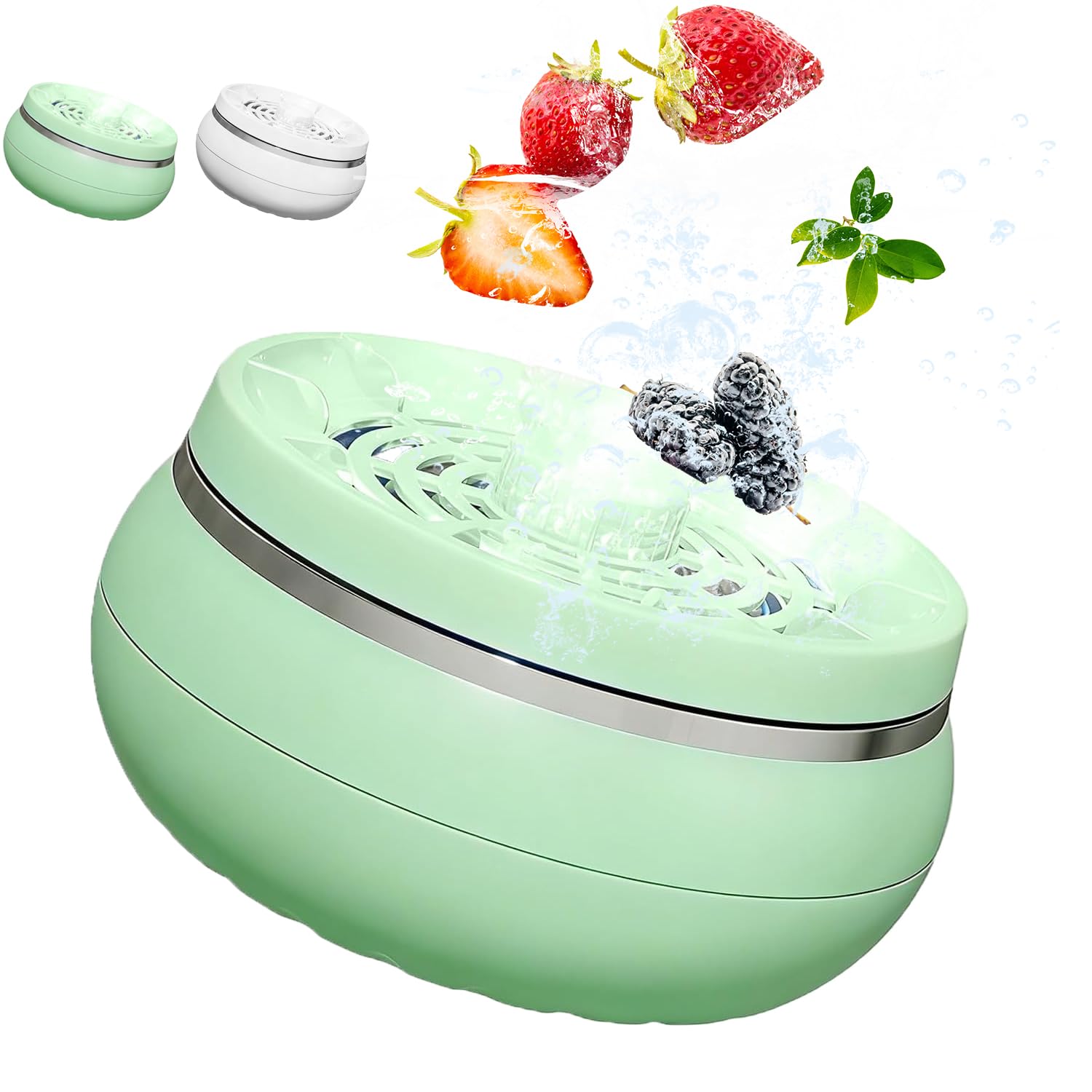 Fruit and Vegetable Washing Machine, Food Purifier with 4 Modes & Waterproof Design, Multifunctional Cleaner Device for Meat, Rice, Vegetables, Fruits – Ideal for Home Kitchen Cooking (1*a) — view 7
