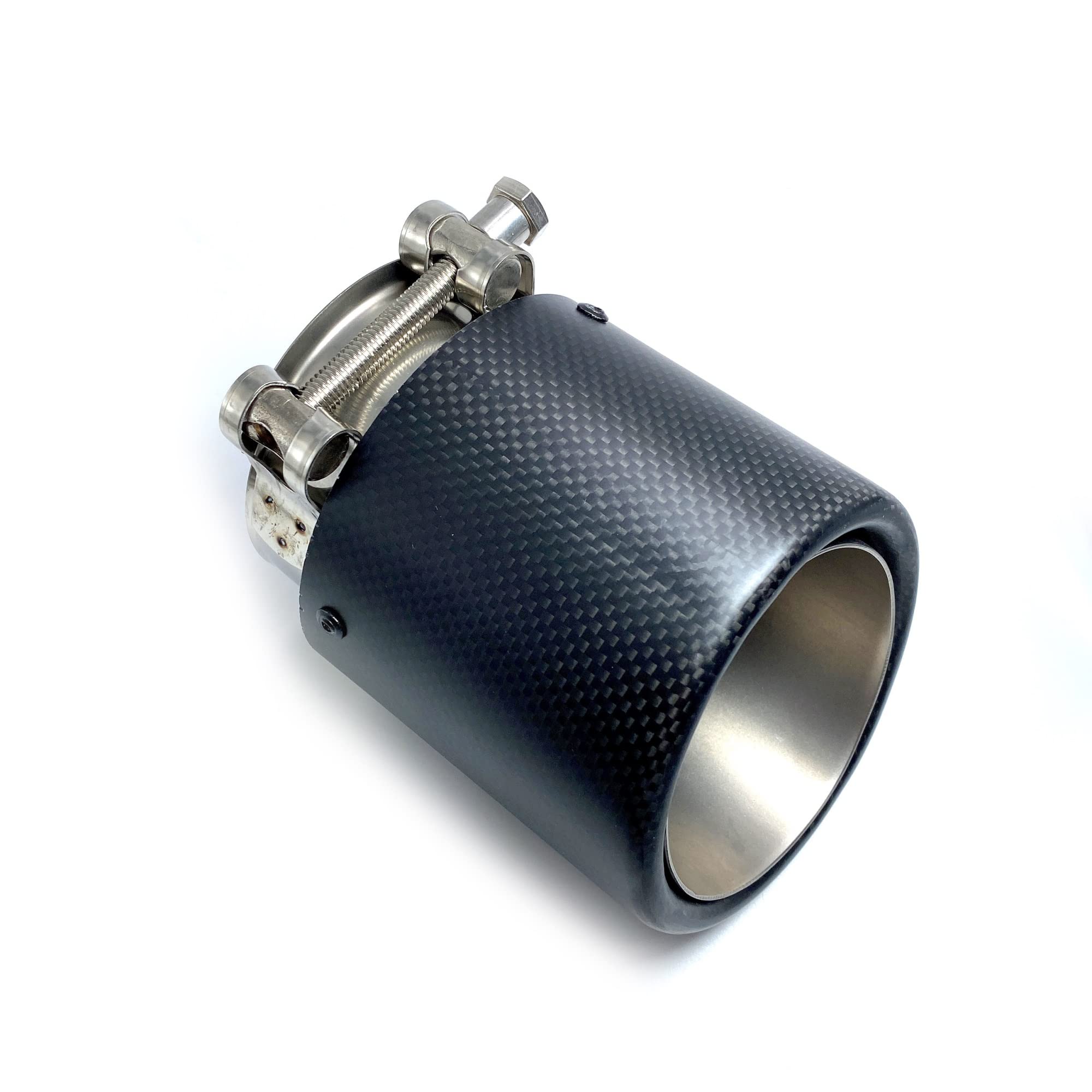 1 Pièce Pour Mazda Cx-5 Cx-4 Cx-3 Pour Mazda Pour Axela Pour Mazda Pour Atenza Tuyau D'échappement Modifié Décoratif Fiber Carbone Embouts Queue Embout Échappement (Couleur : Black 1 Piece