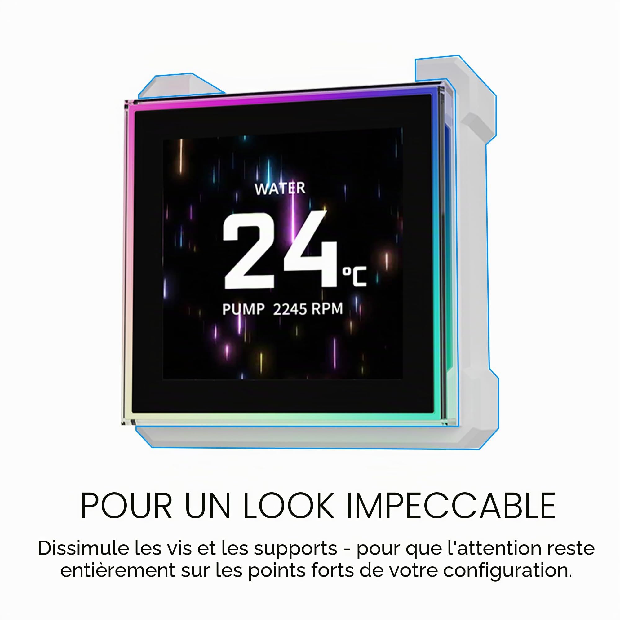 Lian Li Hydroshift Ii LcD-S 360tl AiO-Wasserk?hlung Rgb LcD-Display - 360mm (g89.ghs2lcds36tw.00)