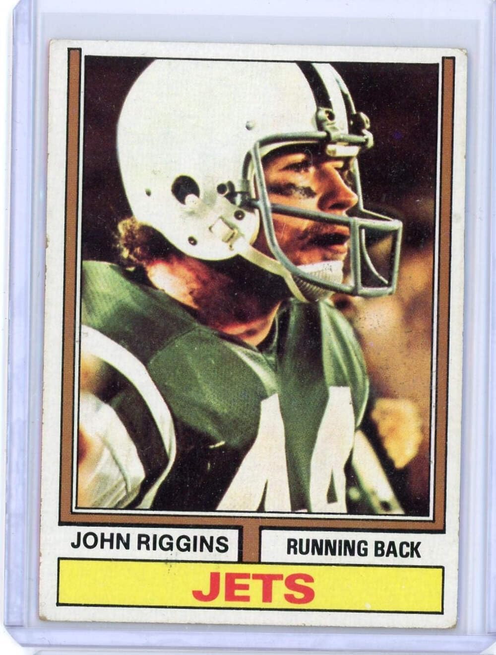 Vintage 1974 Topps John Riggins #280 Football Card