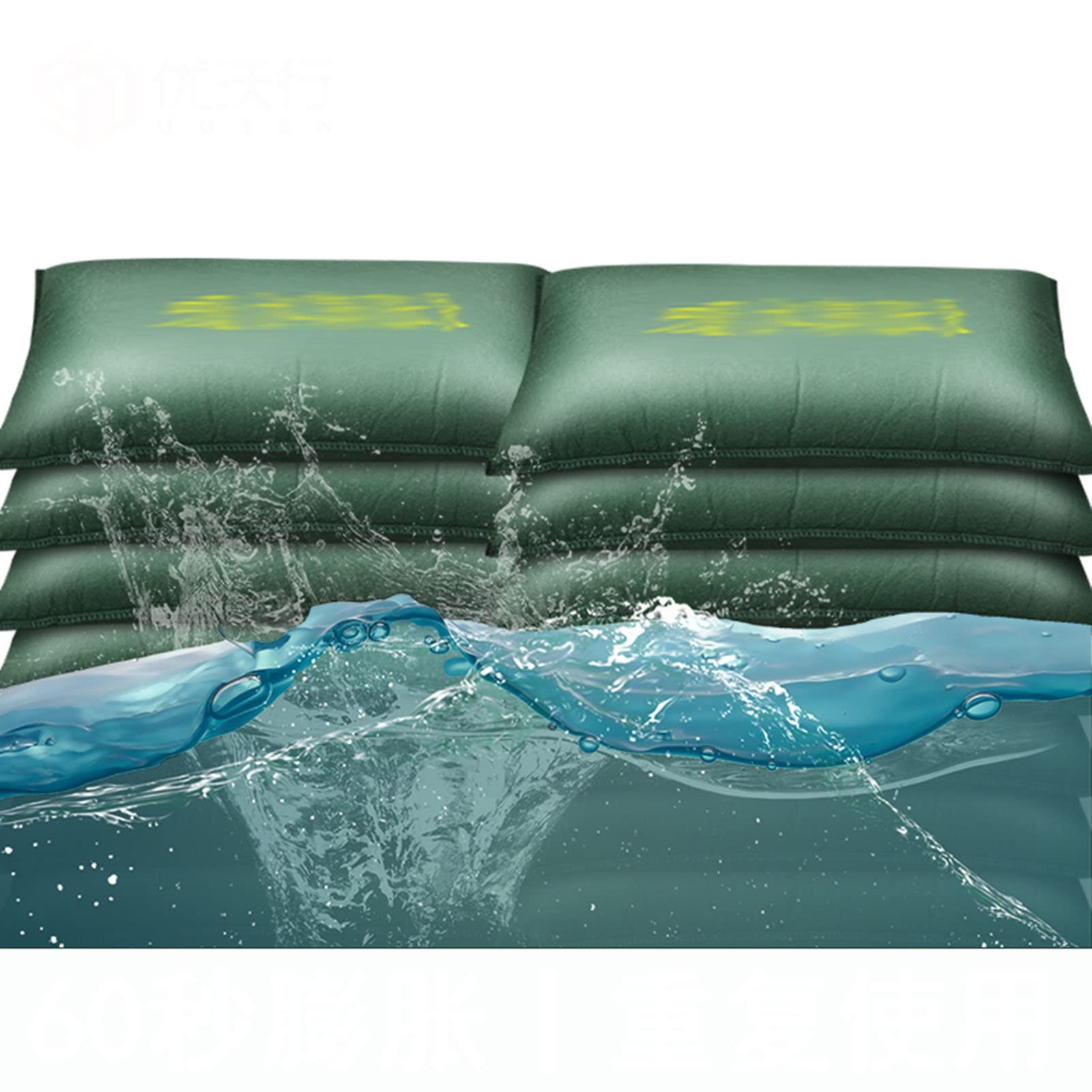 Barriera Anti Allagamento Autogonfiante - 10 Sacchetti Senza Sabbia - Foto 10