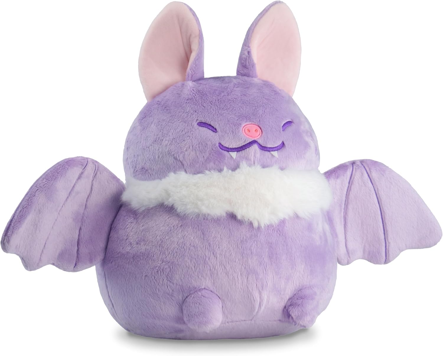 Shopzoki Heatable Grape Scented Bat Plush for Period Cramps & Emotional Support, Microwavable Stuffed Animal, Coolable Plushie for Anxiety & Pain Relief (Purple Grape)