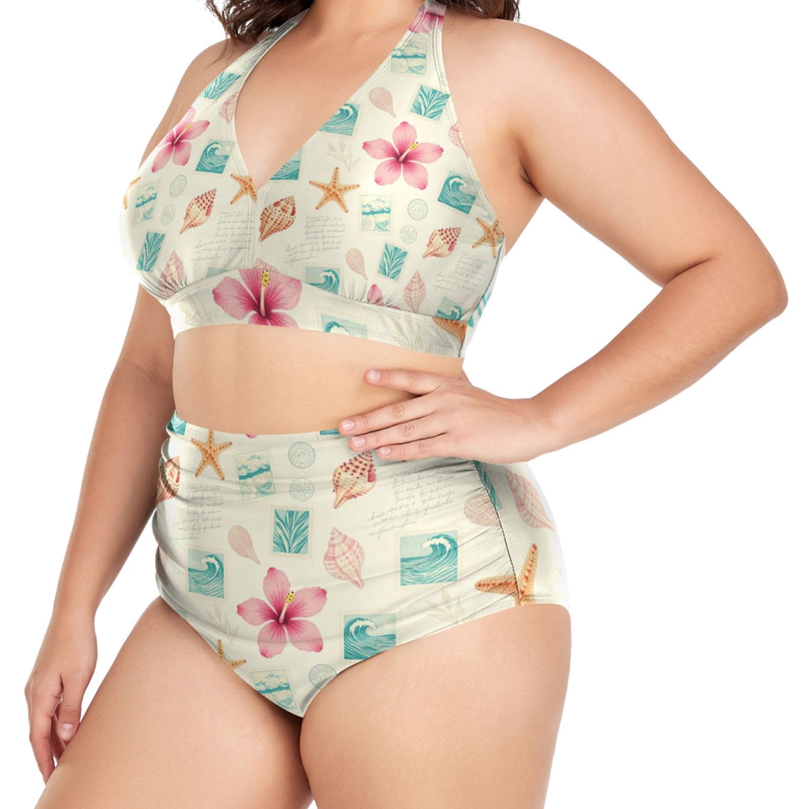 FRODOTGV Stroje kąpielowe damskie plus size L-4XL