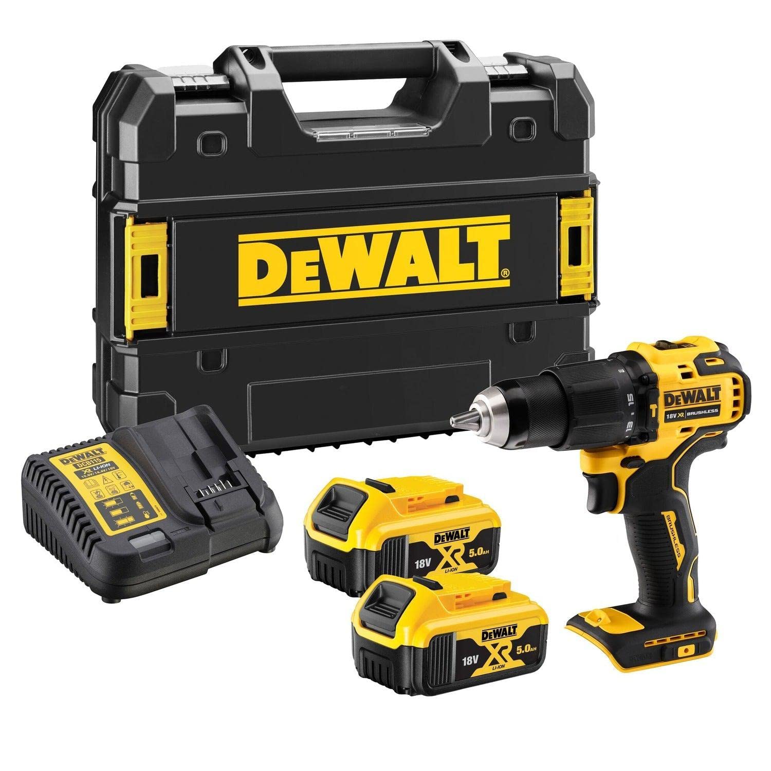 DEWALT DCD709P2T-QW Perceuse sans fil compacte 18 V
