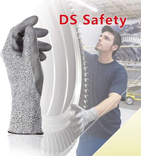 Miniatura 5 de Guantes resistentes a los cortes con extremadamente ligeros y finos guantes de metal de alambre de nivel 5 para trabajo refinado, 12 pares