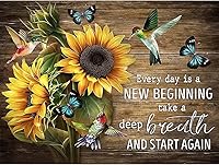 Vista 8 de Kits de punto de cruz estampado para adultos - Kits de bordado de flores de libro para principiantes adultos, 11 CT patrones dimensiones kits