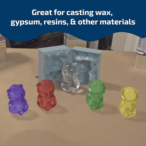 Smooth-On Mold StarTM 16 Fast Platinum Silicone Rubber، مجموعة صنع قوالب السيليكون - وحدة نصف لتر