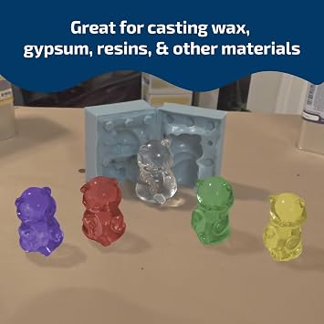 Smooth-On Mold StarTM 16 Fast Platinum Silicone Rubber، مجموعة صنع قوالب السيليكون - وحدة نصف لتر
