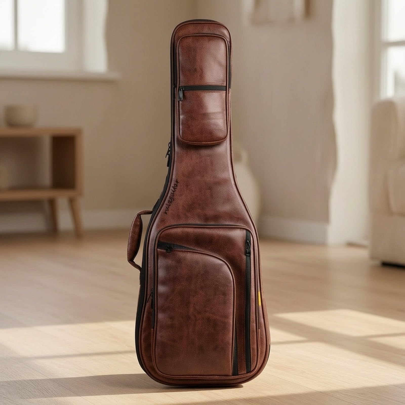 kowaku Funda Guitarra Eléctrica Acolchada Funda Guitarra con Inrior Acolchado Proctora para Guitarristas, Ensayos, Actuaciones