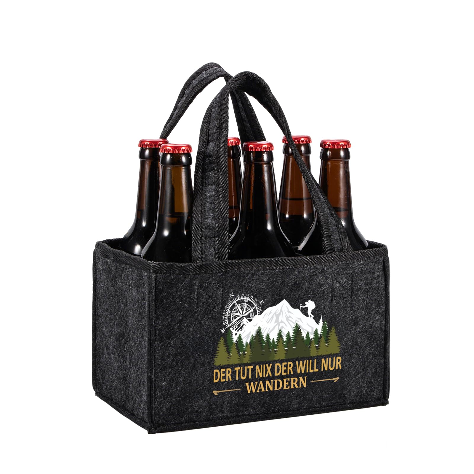 KHstylehoo Bier Geschenke für Männer Geburtstag, Tragetasche Männerhandtasche Bier, Lustige Personalisierte Geschenke Männer