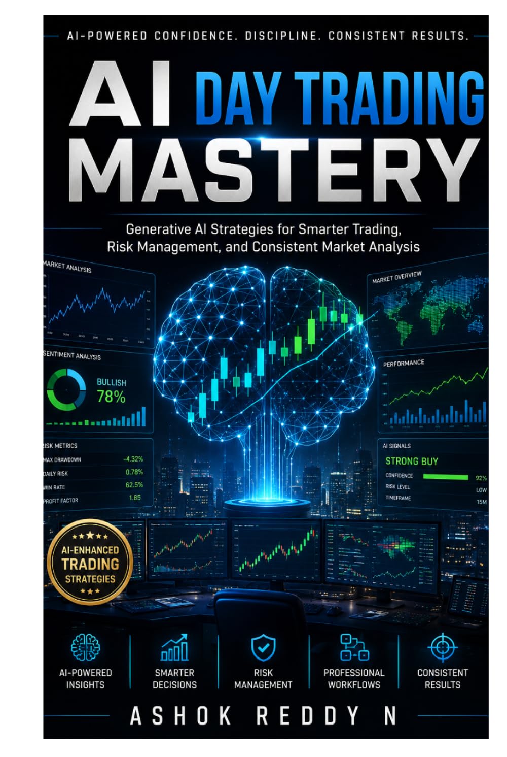 AI Day Trading Mastery: Generative AI Strategies for Smarter Trading, Risk Management, and Consistent Market Analysis