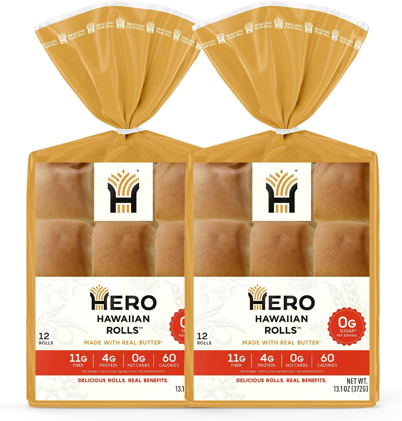 Hawaiian Rolls (2 Packs of 12)