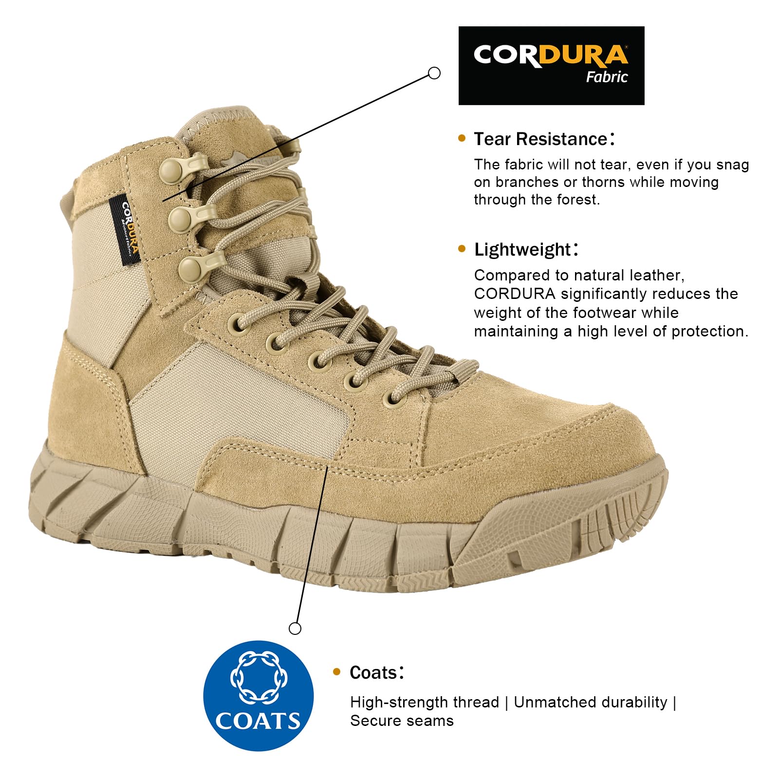 YEVHEV Tactical Schuhe Herren Leichte Militär Stiefel Ultralight Sportschuhe Verschleißfest für Camping Wandern Outdoor