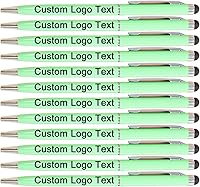 Vista 11 de Bolígrafos personalizados con nombre, icono, logotipo, texto, bolígrafo personalizado con lápiz capacitivo para iglesia de negocios, 100
