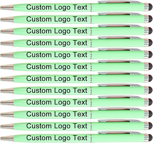 Miniatura 11 de Bolígrafos personalizados con nombre, icono, logotipo, texto, bolígrafo personalizado con lápiz capacitivo para iglesia de negocios, 100