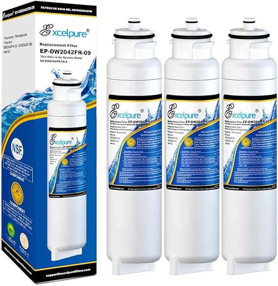 EXCELPURE DW2042FR09 Replacement for LG Daewoo DW2042FR, Kenmore 469130, Aqua