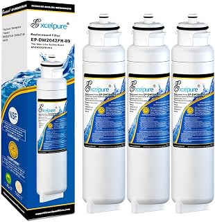 DW2042FR-09 Replacement for LG Daewoo DW2042FR, Kenmore 46-9130, Aqua Crystal DW2042FR-09, 60199-0006802-00, FRN-Y22D2V, FRN-Y22D2W, FRNY22F2VI, Refrigerator Water Filter, 3PACK