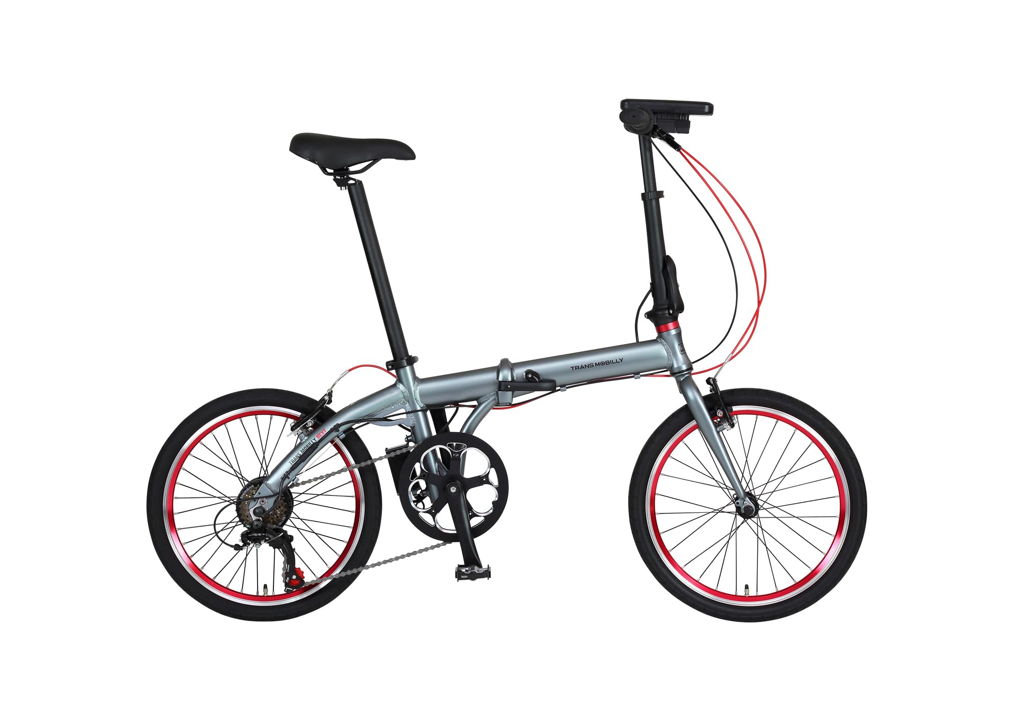 Amazon | TRANS MOBILLY NEXT206 グレー 電動アシスト折りたたみ自転車 