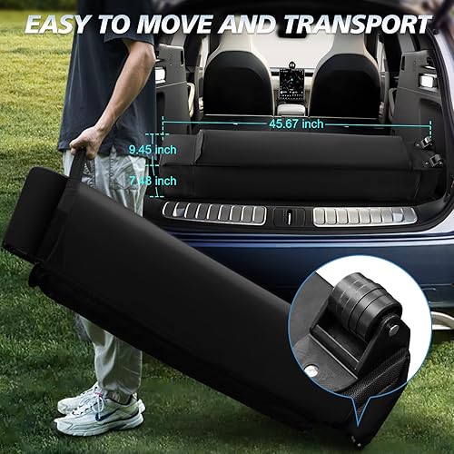 Miniatura 6 de WEIZE Tienda de campaña desplegable de 10 x 10, configuración de un botón, tienda de campaña desplegable con 1 pared lateral y 6 bolsillos, altura