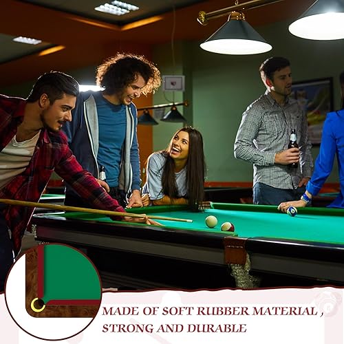 Miniatura 6 de Juego de 6 protectores de goma K66 para mesa de billar, cojines de goma para riel de billar de 8 pies para accesorios de mesa de billar