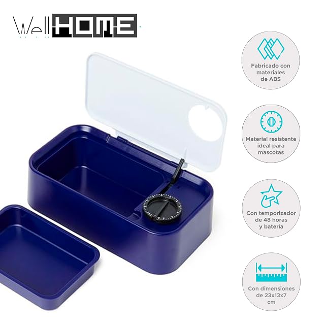 Foto 2 de 7 de Well Home Comedor para Mascotas con Temporizador de 48H