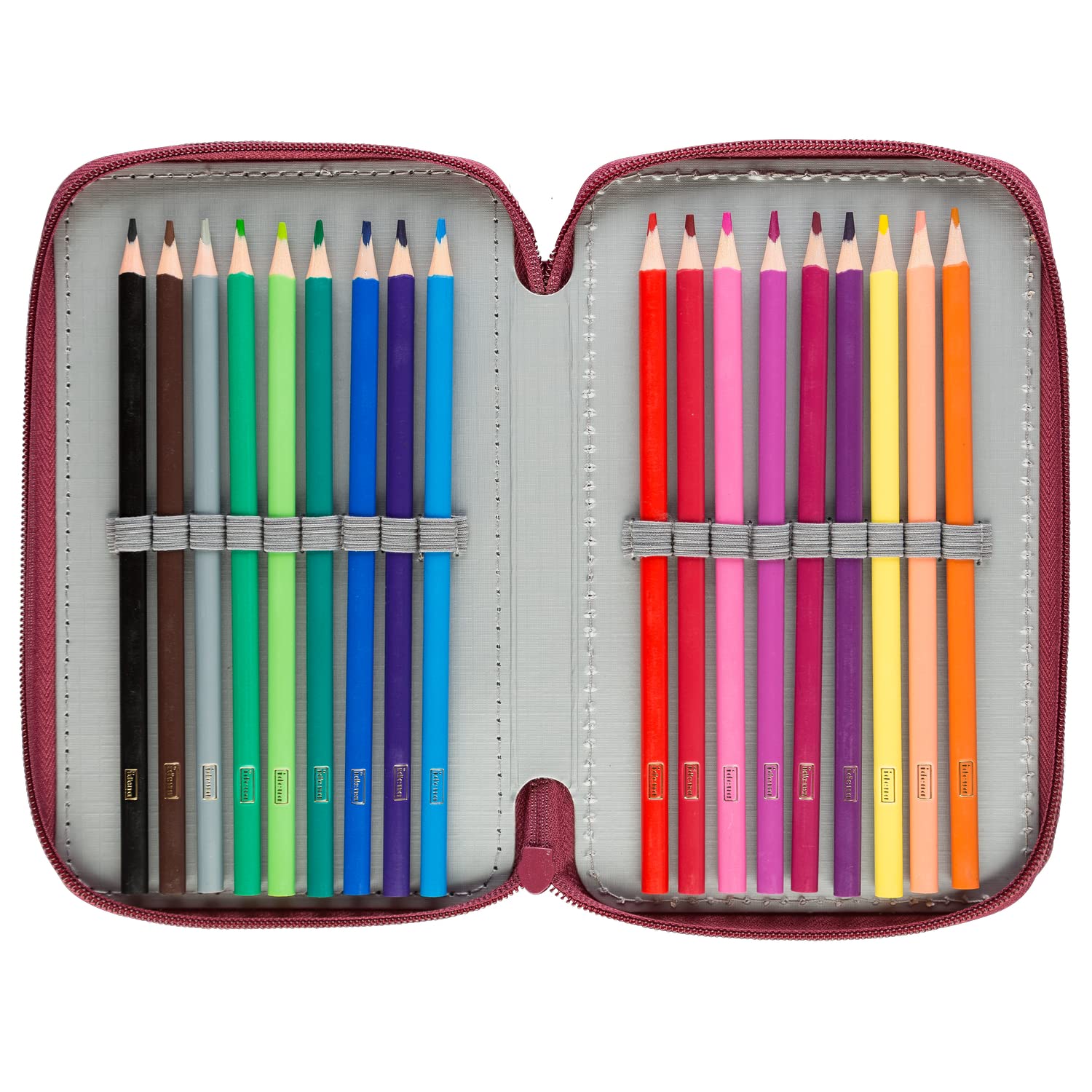 Astuccio Grande Veroa 3 Scomparti 57 Tasche, Per Scuola E Trucchi, Lilla, Kawaii, Per Ragazze E Adolescenti - 2