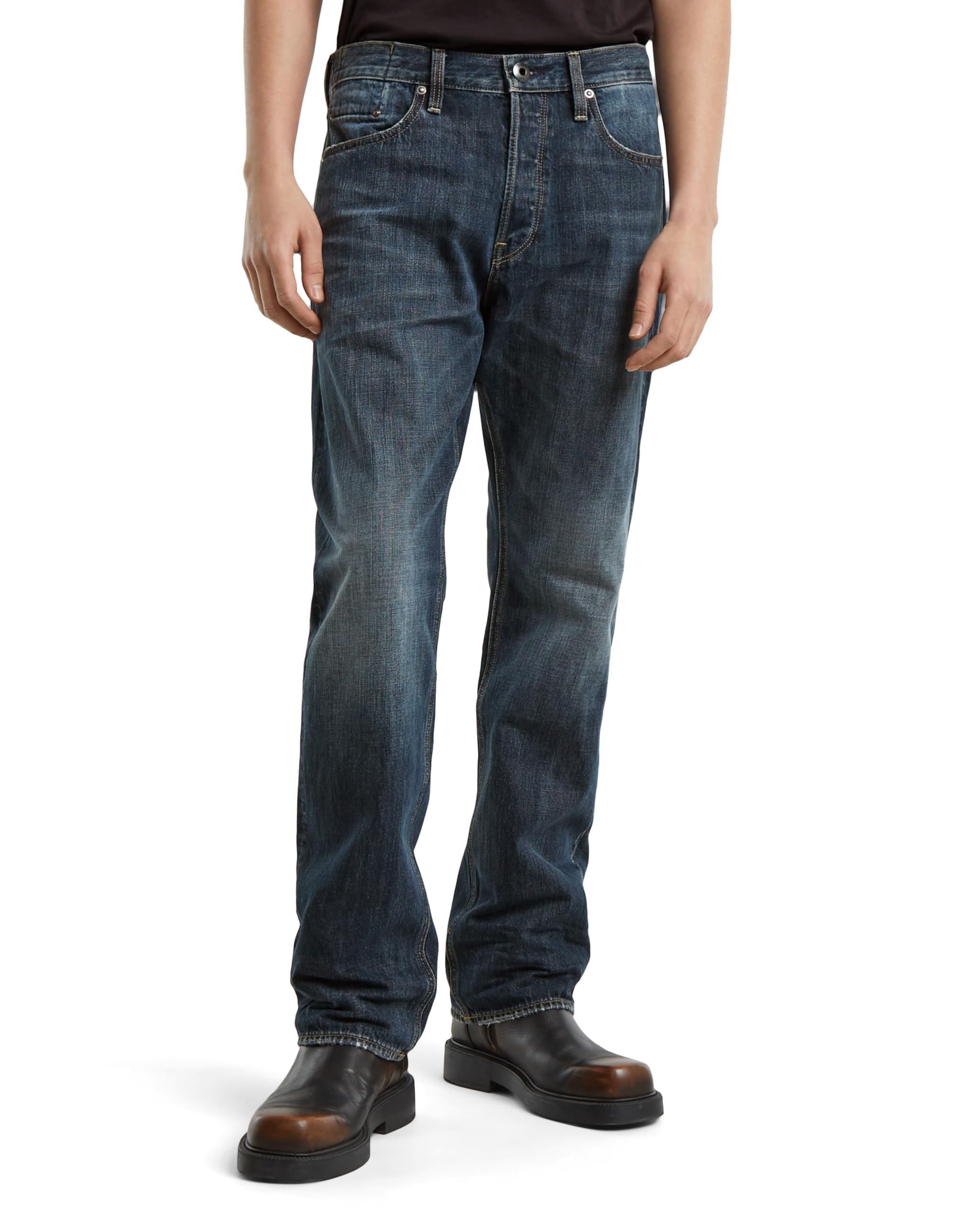 G-Star Men's Blue (Worn In Broken Cloud D23691-D762-G793) Dakota Regular Straight Jeans, 31W / 30L