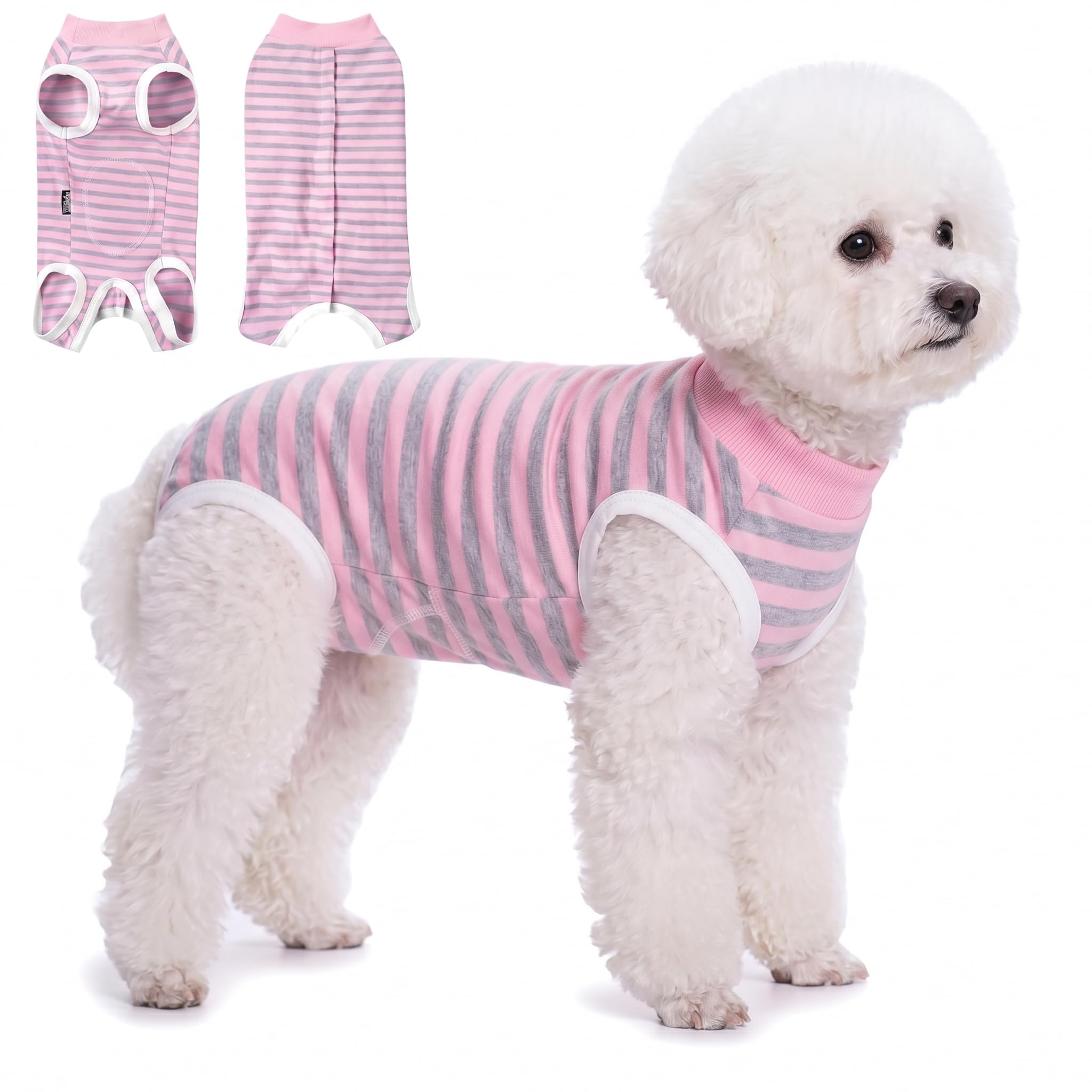 Dog Surgery Recovery SuitDog Recovery Suit Female, Anti-Licking Post Surgery Body Suit for Wound Protection, Cone E-Collar Alternative Dog Medical Suit, Soft Breathable Pet Shirts for Dogs (S)