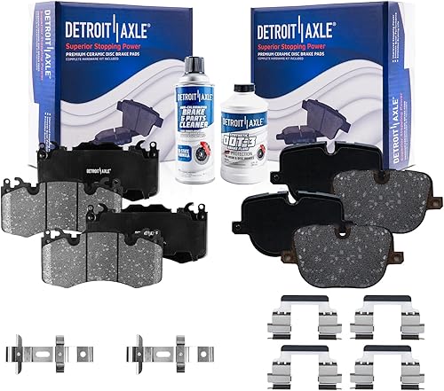 Miniatura 15 de Detroit Axle - Pastillas de Freno Delantero para Chevrolet Captiva Sport Equinox Pontiac Torrent Saturn Vue Suzuki XL-7, Pastillas de Freno Cerámica