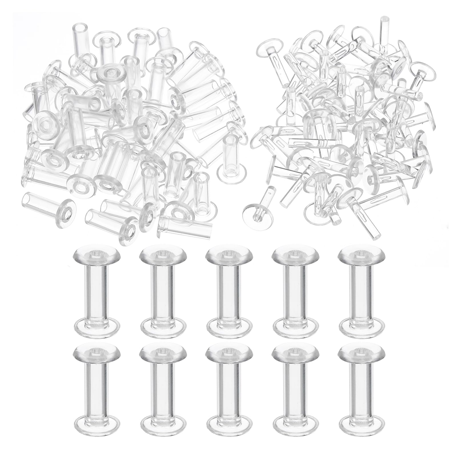 PATIKIL M5x15mm Plastic Binding Post