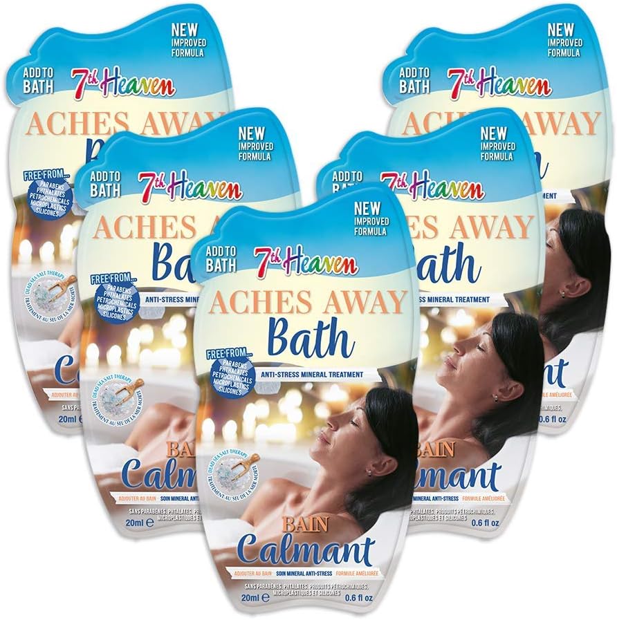 7th Heaven Aches Away Bath Sachets Helps You Relax and Ease Away