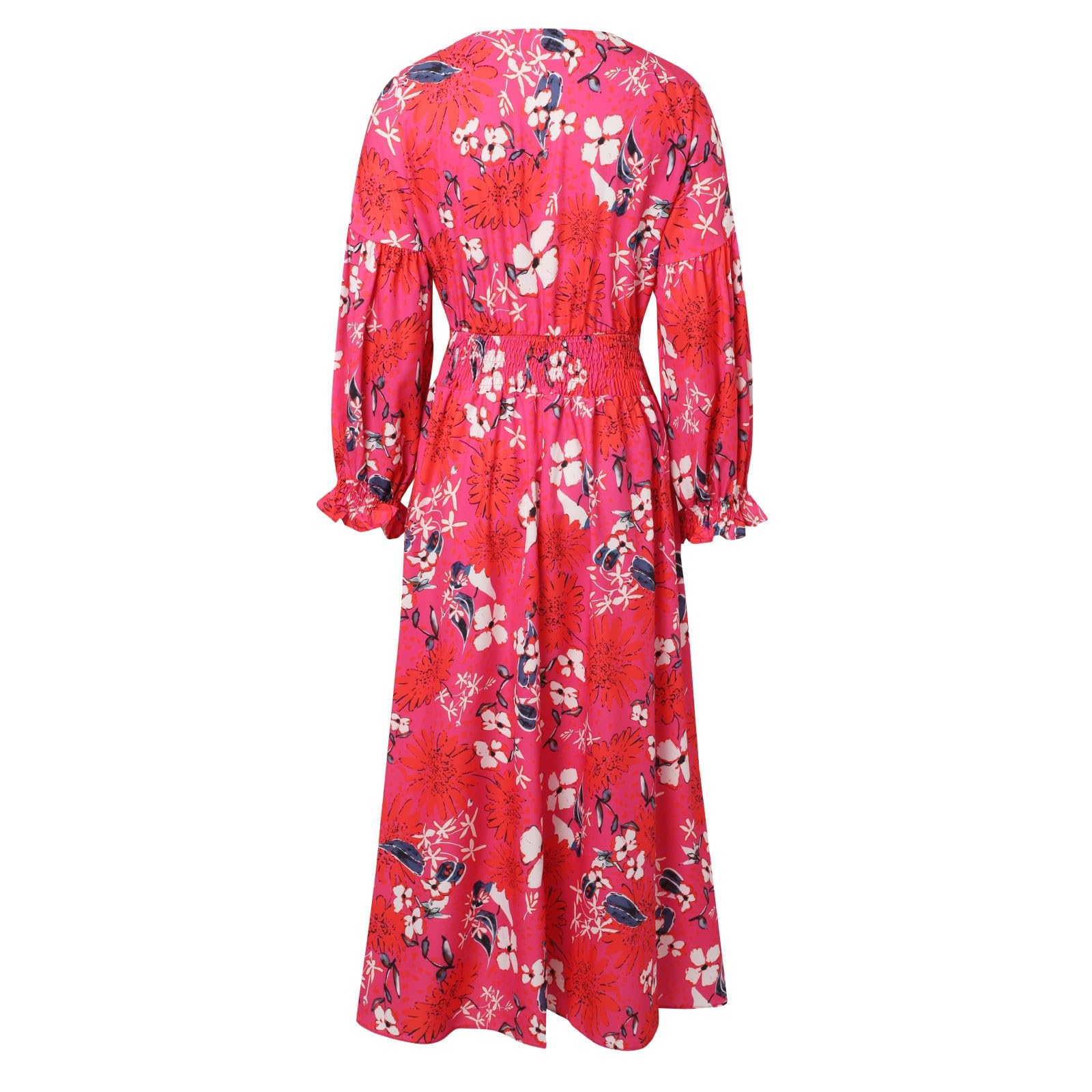 Elegante Abito Formale con Stampa Floreale per Occasioni Speciali, Sofisticato e Leggero