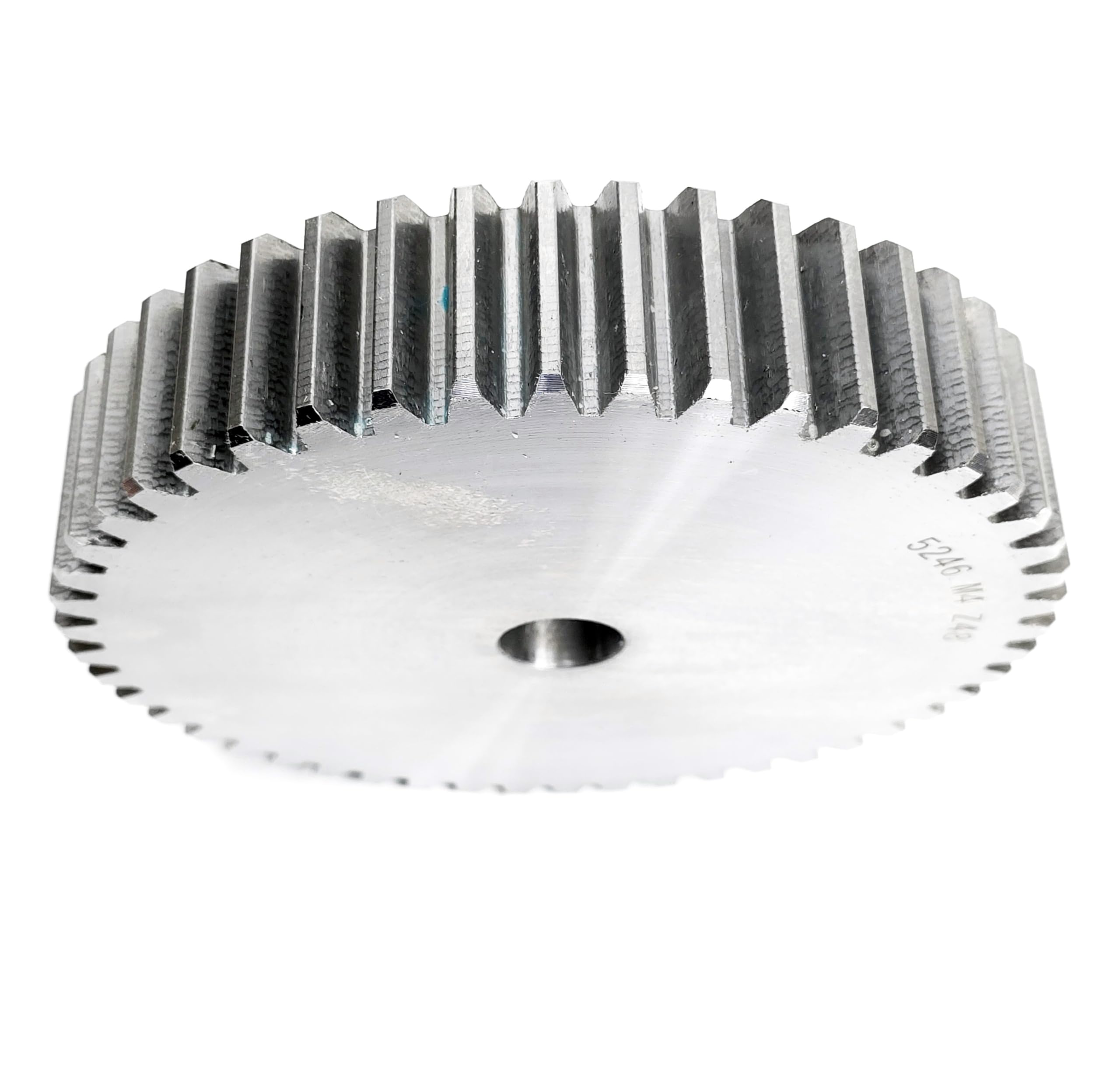 Zahnrad Modul 4 48 Zähne Scheibe Marka Ozdowski For Farming hochwertiges Stirnrad aus Stahl C45, Präzision für Landwirtschaft und Industrie