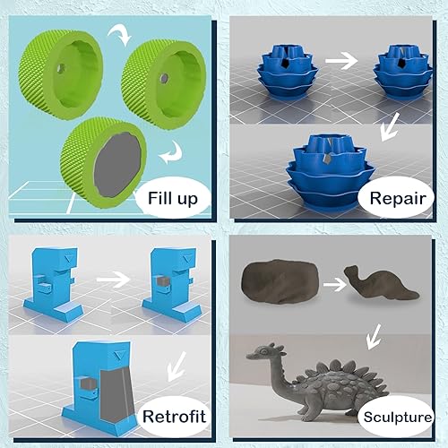 Miniatura 5 de AB Arcilla epoxi para esculpir, 2 partes de pasta de modelado compuesto de arcilla (A y B) 2 libras, arcilla epoxi para esculpir, modelado,
