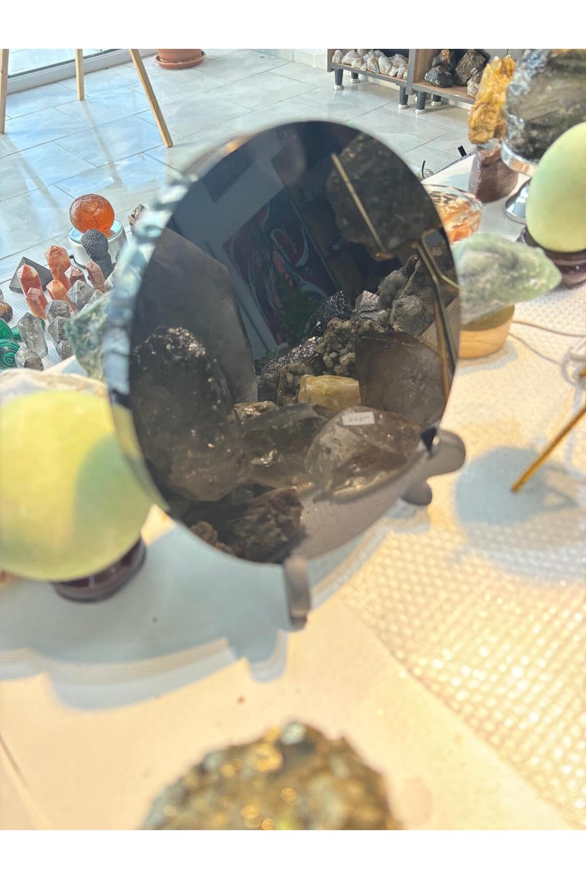 Gemsartdeco Obsidyen Ayna Özel Tasarım