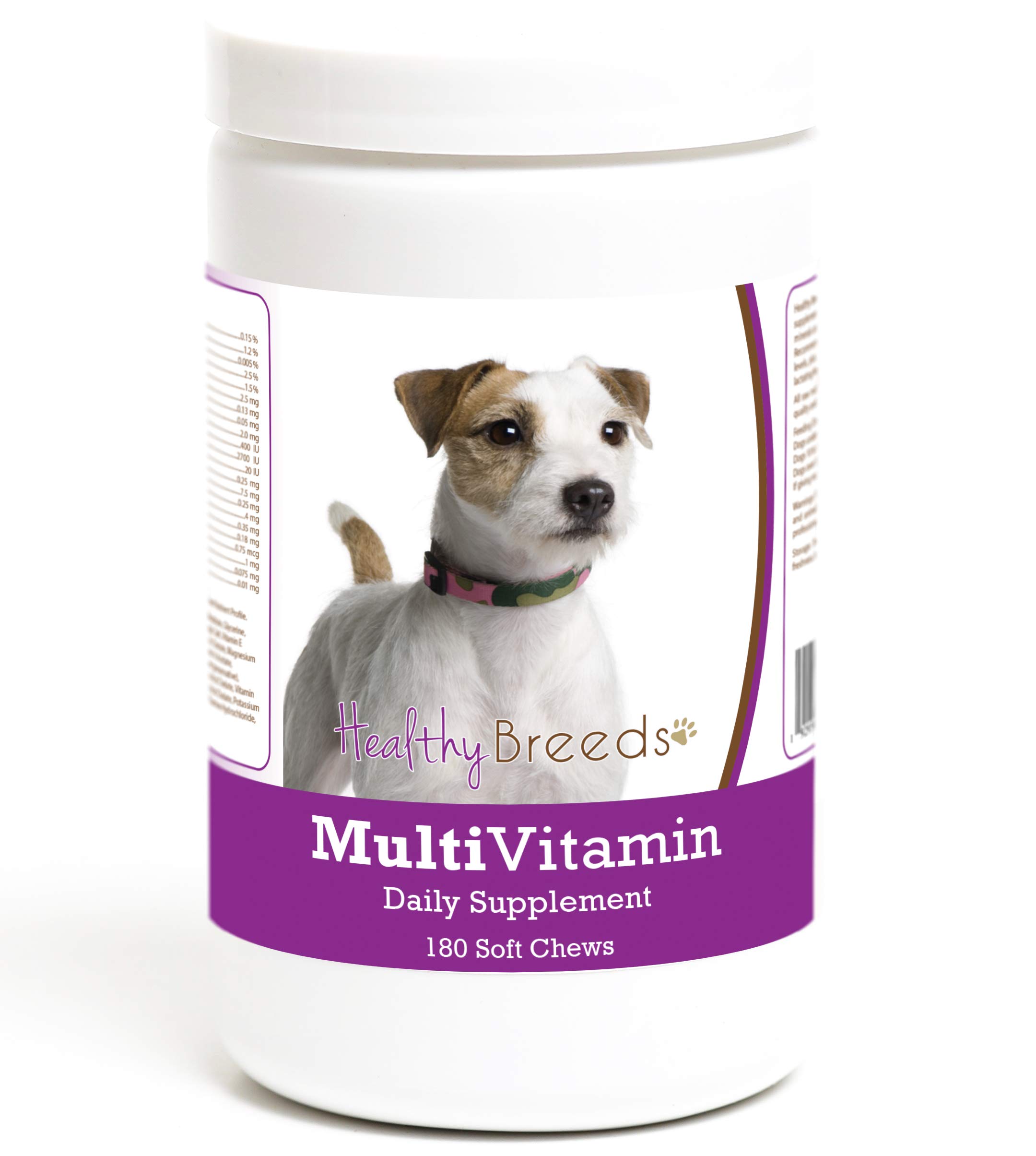 Healthy Breeds Parson Russell Terrier Multivitamin Soft Chew for Dogs 180 Count