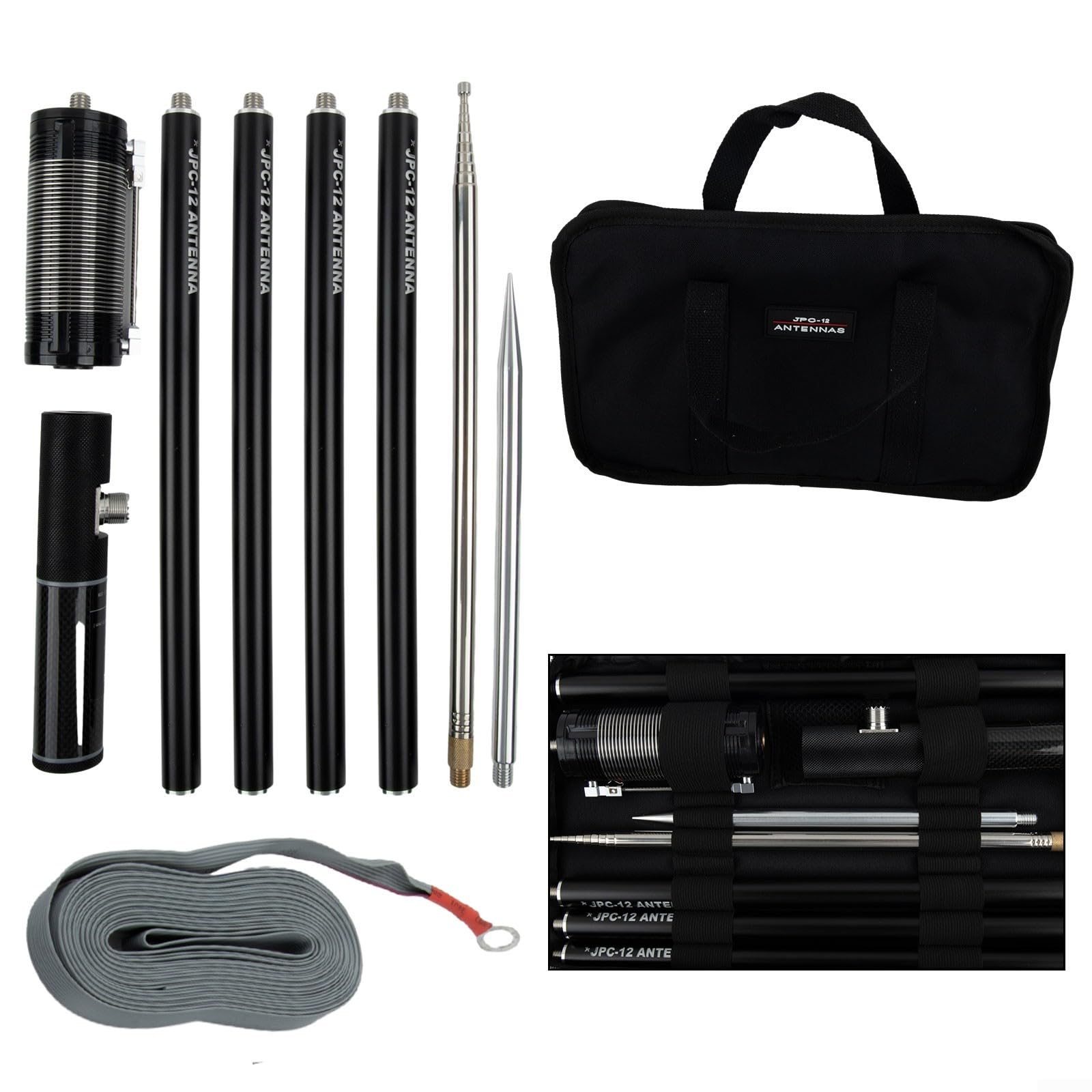 Sistema Di Antenna HF Della Radio Di Prosciutto Fotografia Stock - Foto 2