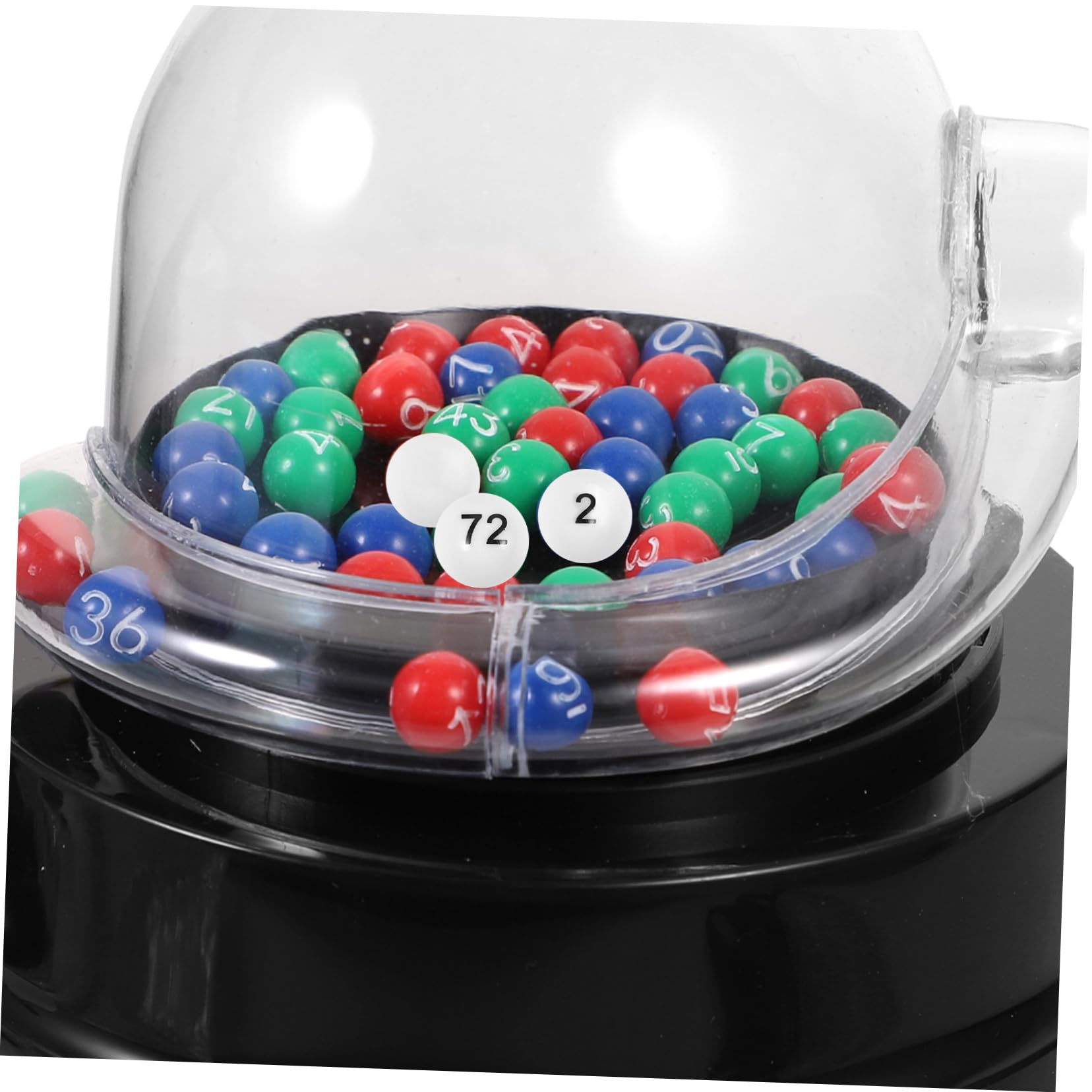 BESTonZON 300 Pièces Accessoires De Machine Boules De Loterie Remplacements De Boules De Bingo Mini Boules De Bingo Nuits De Bingo Jouets Boules De Shake Électrique Boule Porte-