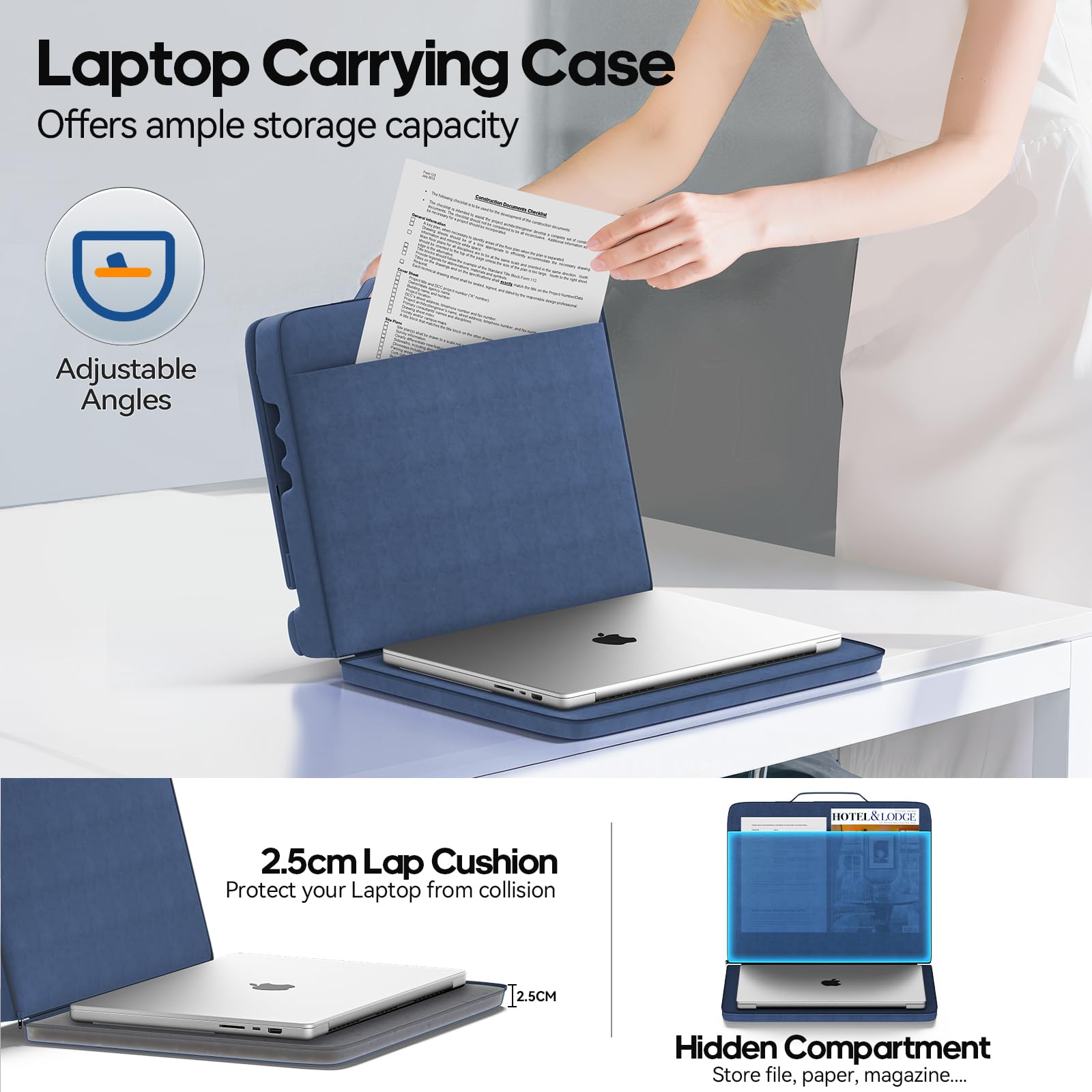 Ipad Stand Lap Desk With Cushion, Computer Laptop Desk For Couch