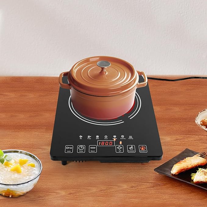 Estufa Vitrocerámica 1 Puesto 36 cm Encimera 110V miniatura 6