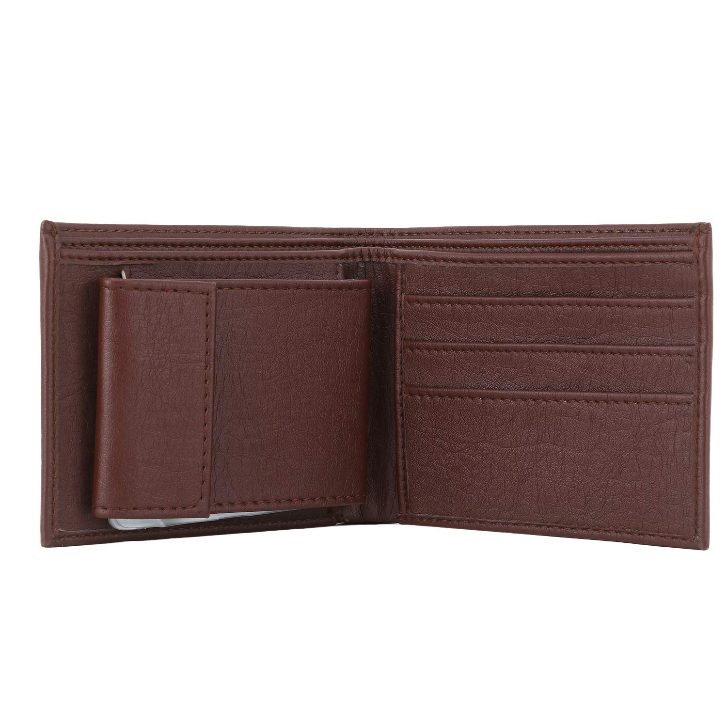 PU Leather Wallet for Men's (Brown)-image-18