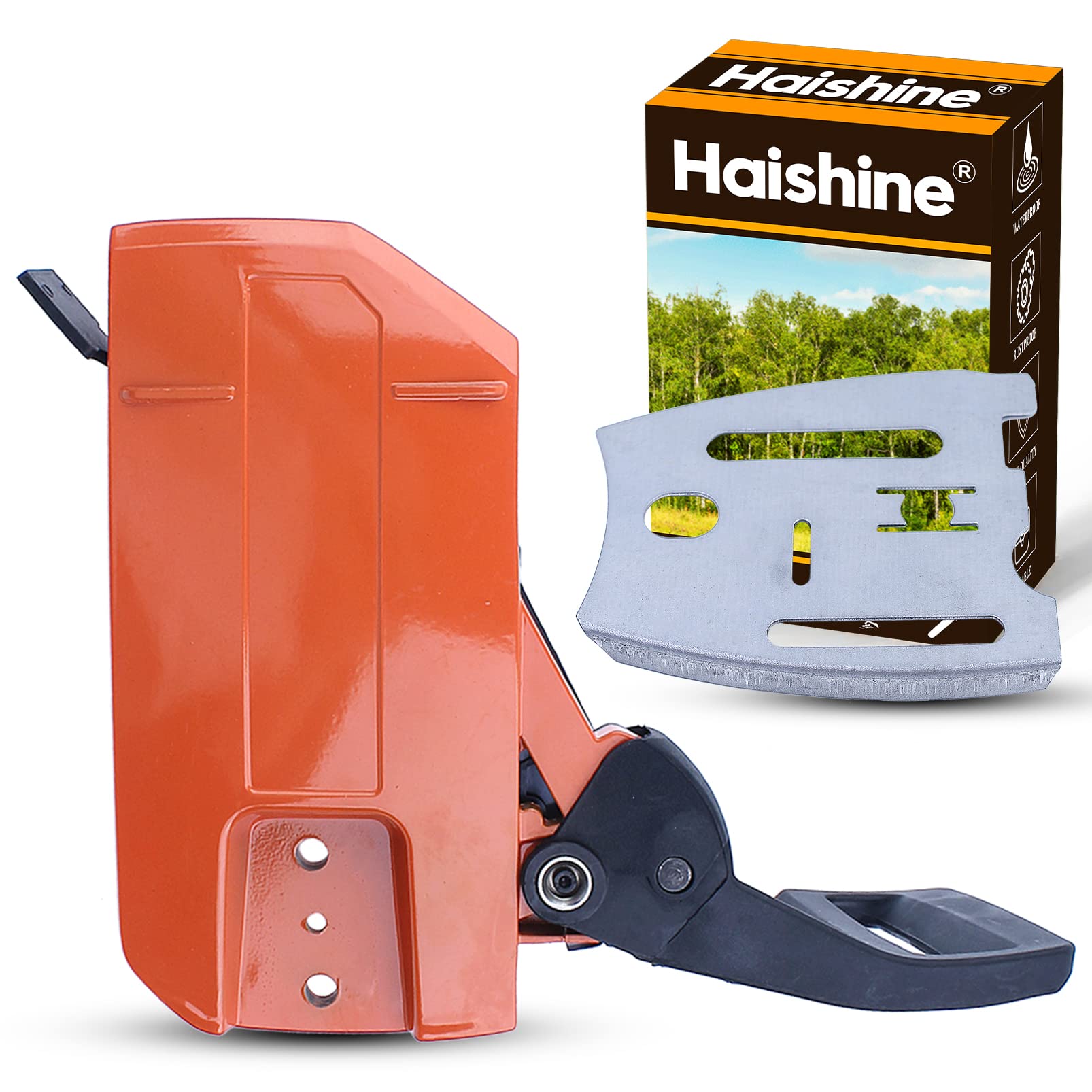 Cadena de Freno Lateral Cubierta de la manija Barra de protección Kit para Husqvarna 61 66 266 268 272 Motosierra